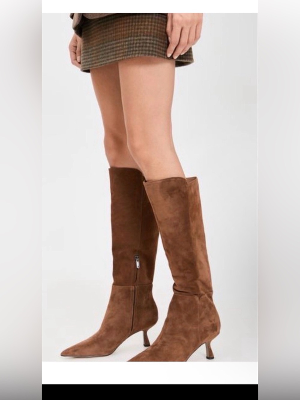 Sam Edelman Chestnut Brown Knee-High Suede Boots